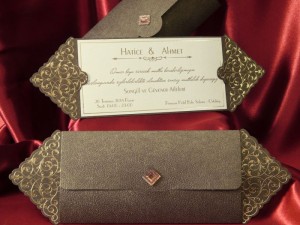 Invitații de nuntă CM2565 - Eleganță și Stil 1 CM2565