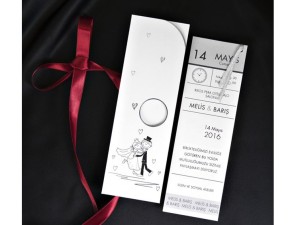 Invitații Nuntă CM30056E - Eleganță și Stil 1 CM30056E